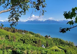 Less than a mile from the mouth of the Kenai River!