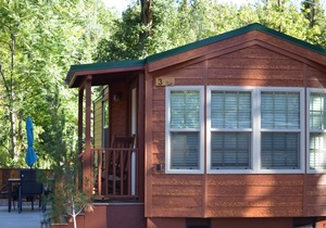 Like new one bedroom, one bath cabin overlooking Christopher Creek