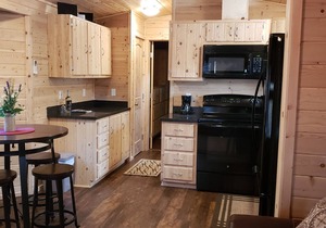 Like new one bedroom, one bath cabin overlooking Christopher Creek