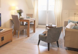 Live in a central location with a view of the Wadden Sea in List on Sylt
