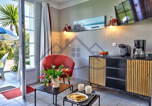 LocaLise - Maison G4 au Guilvinec - Garden and pool view - Walking distance to all amenities