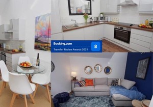 Loft Style Apartment for 4, 1 Broadhurst Court, close to town, station & hospital