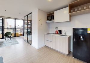 LOFT TYPE APARTMENT IN CHAPINERO WITH MOUNTAIN VIEW