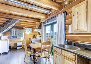 Log Cabin with Amazing Mountain & Lake Views (Pet Friendly)