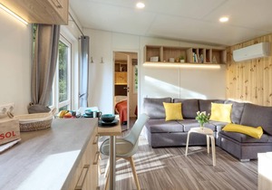 Look forward to an eventful vacation close to nature in the Tiny Haus at the Camping Park Wemding!