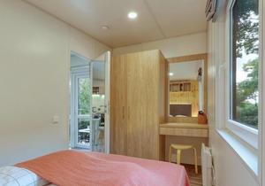 Look forward to an eventful vacation close to nature in the Tiny Haus at the Camping Park Wemding!