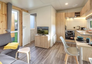 Look forward to an eventful vacation close to nature in the Tiny Haus at the Camping Park Wemding!