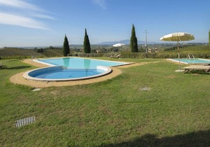 Lovely apartment for 4 guests with WIFI, pool, TV, patio, panoramic view and parking