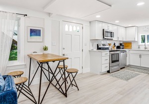 Lower Level of a Duplex with Two Patios & Fast WiFi - 1 Block to the Beach