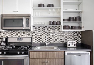 Luxe 1B w/W/D, Gym, Rooftop. Steps from T stop by Blueground