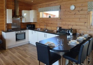 Luxurious and contemporary Finnish log lodge.