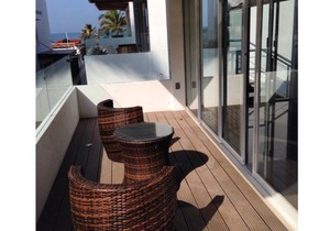Luxurious Surf Resort in Pascuales Mexico - Room #4 Private - On the Beach