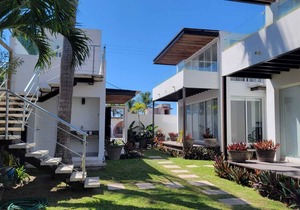 Luxurious Surf Resort in Pascuales Mexico - Room #4 Private - On the Beach