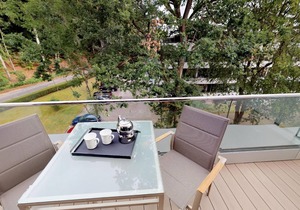 Luxurious vacation apartment 3.07 with balcony - dog-friendly, close to the beach & barrier-free