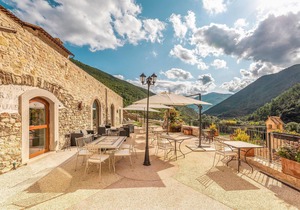 Luxurious vacation apartment with historical charm.