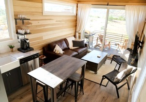Luxury 2 BR Tiny Home | Grand Staircase Views