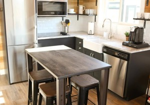 Luxury 2 BR Tiny Home | Grand Staircase Views