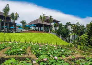Luxury 5BR Villa Ocean & Rice Field View!