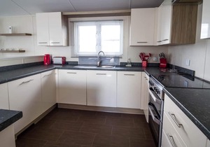 Luxury 6 berth lodge with decking at Manor Park in Hunstanton ref 23205K