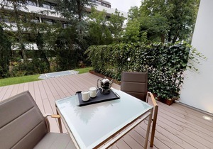 Luxury apartment 0.14 with terrace & parking space - close to the beach in Timmendorfer Strand