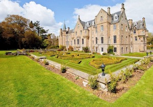 Luxury lodge, set in 40 acres of beautiful private gardens at Carberry Tower Estate.