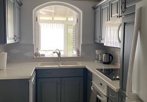 Luxury one bed apartment at Port St Charles Marina, with views of the Caribbean