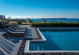 Luxury Paros Villas De Luxe Villa 4 Bedrooms Astounding Sea View & Access To Pool Tserdakia