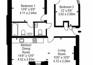 Luxury Three Bedroom Apartment (Lower Ground Floor)