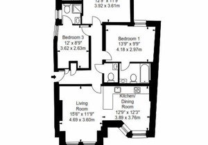 Luxury Three Bedroom Flat- (Lower Ground Floor)