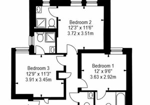 Luxury Three Bedroom - Flat 121 (Lower Ground Floor)