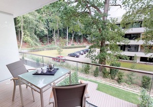 Luxury vacation apartment 1.10 for 2 people with dog with balcony near the beach