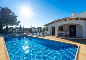 Luxury villa with private pool in Javea, on the Costa Blanca, Spain for 6 persons