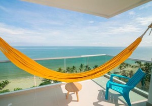 Magico Apartamento Frente al Mar 3 Habitaciones AR91