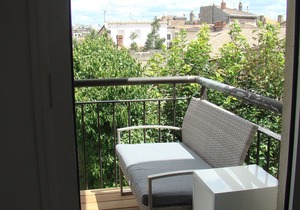 magnificent 4 * studio with terrace and private garage