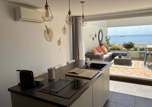 Magnificent T2 sea view 4* at the tourist office, Swimming pool + Scooter possibility