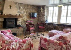 Maison en pierre près du port et des plages - 2 chambres - Jusqu'à 4 personnes - FR-1-397-6