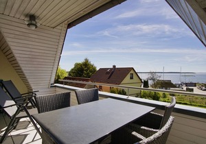 Maisonette apartment near the harbor with sea view, balcony - Hafenhäuser Breege FeWo 06