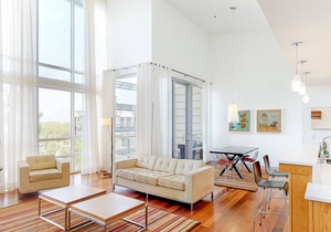Mid-Century Modern Condo with Shared Pool, High-Speed WiFi, & Easy Beach Access!