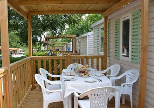Mobilehome at camping Laguna Village