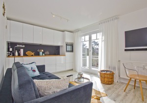 Modern 2-room vacation apartment with balcony - Ferienresidenz Zwei Bodden FeWo 1-4