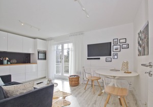 Modern 2-room vacation apartment with balcony - Ferienresidenz Zwei Bodden FeWo 1-4