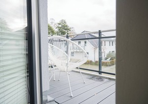 Modern accommodation close to the beach.