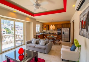 Modern and spacious condo V177 in the Romantic zone of Puerto Vallarta!