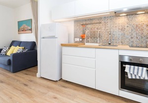Modern Apartment Biniforcat with Terrace, Garden and Pool; Parking Available