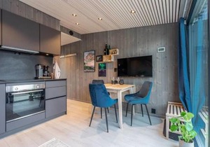 Modern apartment by the sea in Henningsvær