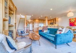 Modern Beauty on Private Street has Netarts Bay, Ocean Views, Putting Green!