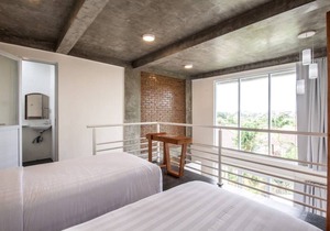 Modern, Deluxe Room with pool view #1