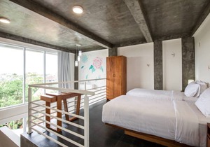Modern, Deluxe Room with pool view #1