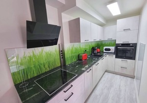 Modern furnished vacation apartment (46 sqm) for up to 4 people with south-facing terrace