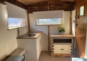 Modern Shepherd's Hut at St Anne's